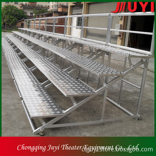 JY-717 Aluminum outdoor bleacher seating gym seating system sports tribune used bleachers sports seating factory